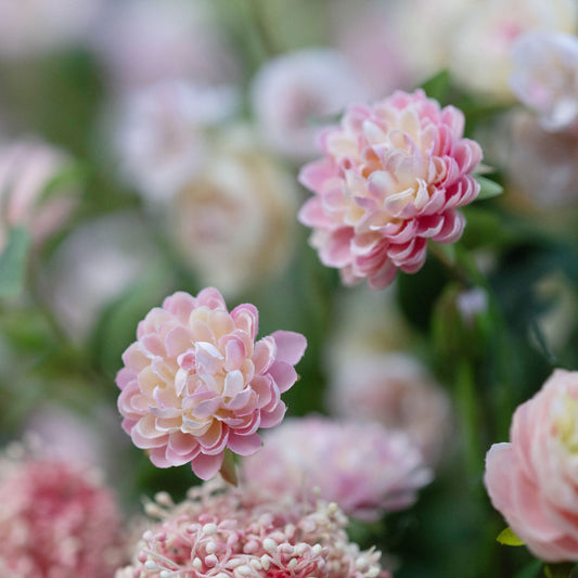 Faux Pink Hedgerow wild arrangement