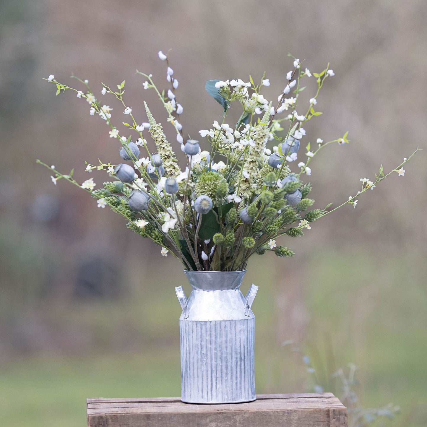 Faux Wild Flower Arrangement