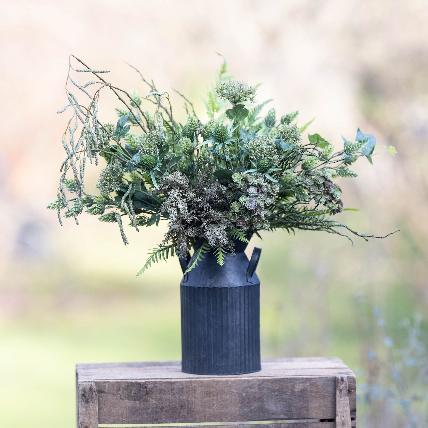 Faux Evergreen Arrangement